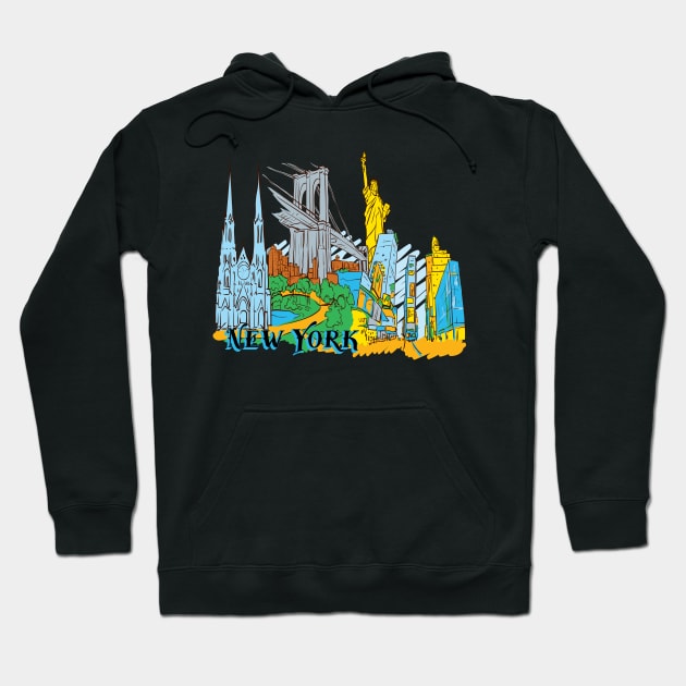 New York City Hoodie by xposedbydesign